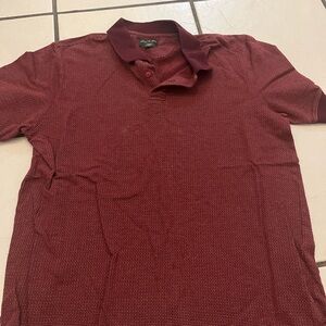 David Taylor Red Polo Shirt Casual Cotton